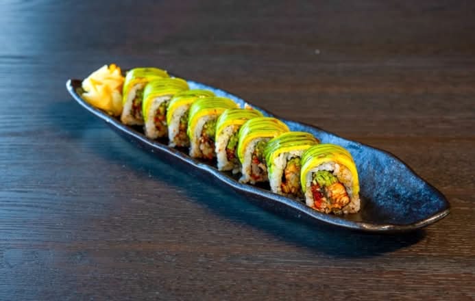 Sr7 Green dragon roll (spicy) 翡翠龙卷🌶️